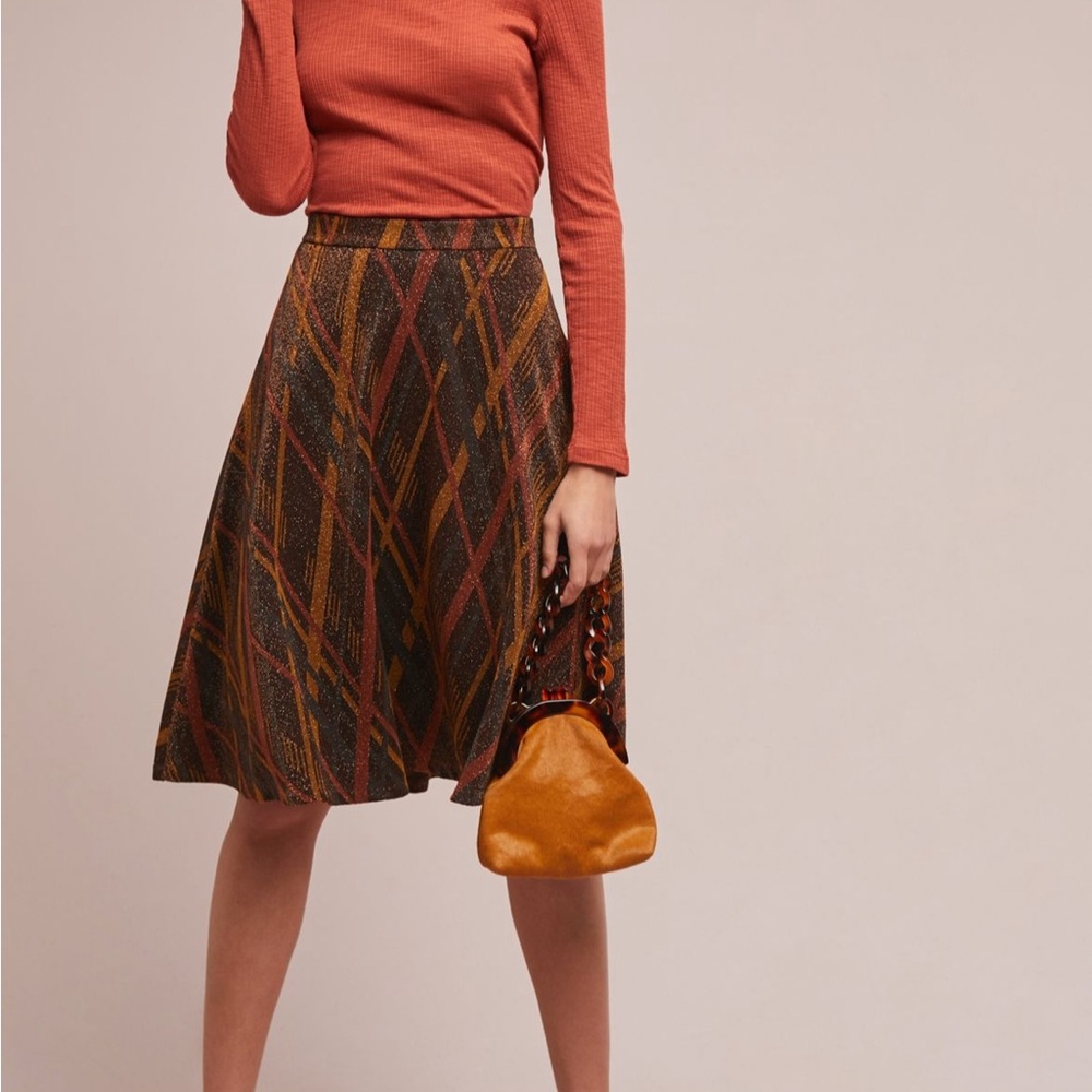 Zoila Metallic Skirt